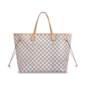Louis Vuitton MM Neverfull Tote Damier Azure